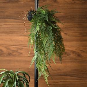 フェイクグリーン おしゃれ ハンギング コケ 人工観葉植物 Brown. ブラウン フェイクグリーン ファーン ハンギングボール 53
