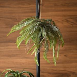 フェイクグリーン おしゃれ ハンギング コケ 人工観葉植物 Brown. ブラウン フェイクグリーン ボストンファーン ハンギングボール 30