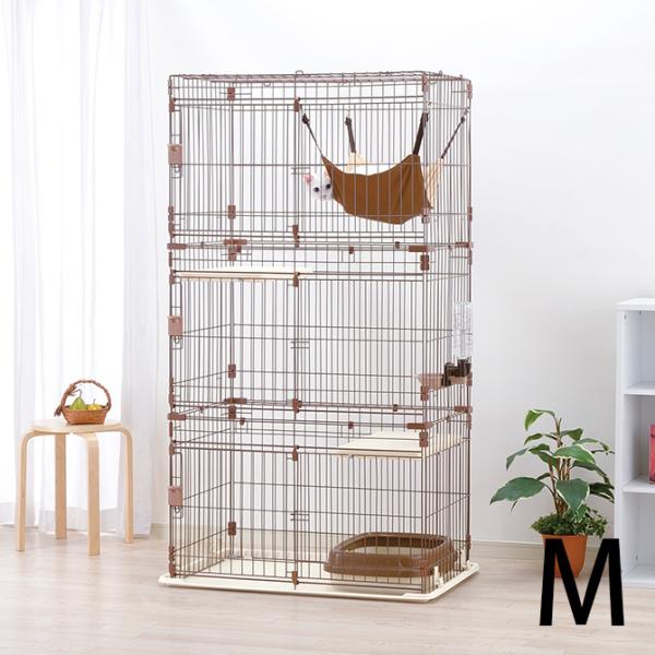 猫用 サークル キャットケージ ケージ 3段 猫 ケージ Richell リッチェル リラックスキャ...