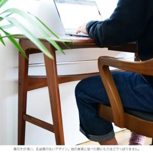 デスク 木製 おしゃれ 在宅ワーク オフィス ...の詳細画像3