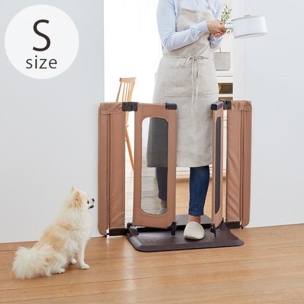 犬 ゲート フェンス メッシュ 便利 犬用 ドッグ ゲート 扉 PET SELECT ペットセレクト...