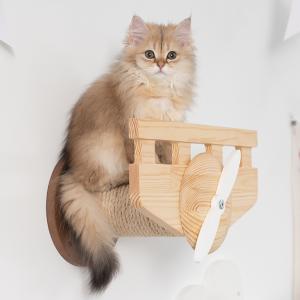 猫用 猫 キャットステップ 壁掛け 爪とぎ MYZOO マイズー キャットステップ 爪とぎ Plane｜girlyapartment