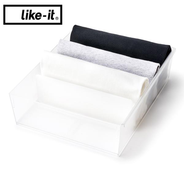 インナーケース 仕切り トップス シンプル 引き出し like-it ライクイット クローゼットシス...