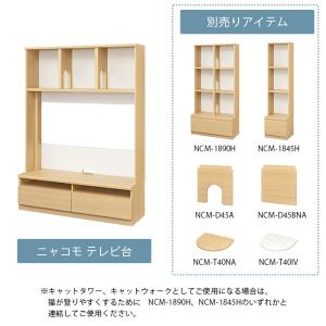 キャットタワー テレビ台 壁面収納 棚 キャッ...の詳細画像2