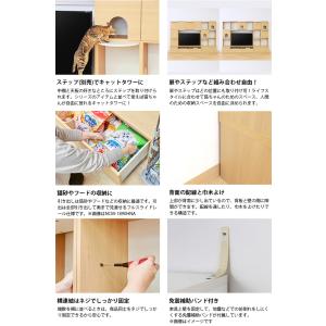 キャットタワー 棚 壁面収納 本棚 キャットウ...の詳細画像5
