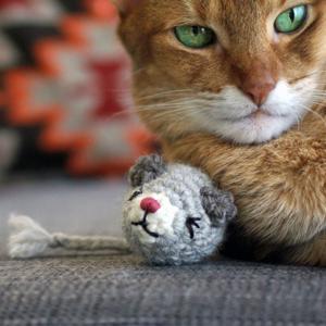 猫 おもちゃ ぬいぐるみ ねずみ おしゃれ Necono ネコノ ねずみのあみぐるみ キャットニップ入り Mga 2115 Uminecco ウミネッコ 通販 Yahoo ショッピング