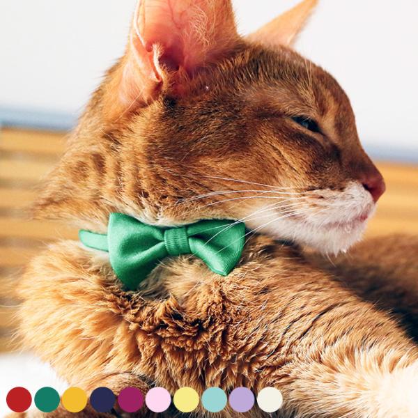 猫 首輪 おしゃれ かわいい ギフト 猫用 首輪 リボン necono ネコノ 猫の首輪 Luce ...