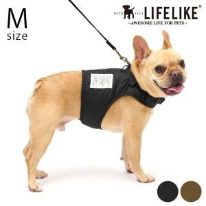 ハーネス 犬 ウェアハーネス おしゃれ バックルストラップ LIFELIKE ライフライク ミルアウトドアハーネス M