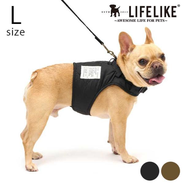 ハーネス 犬 ウェアハーネス おしゃれ バックルストラップ LIFELIKE ライフライク ミルアウ...