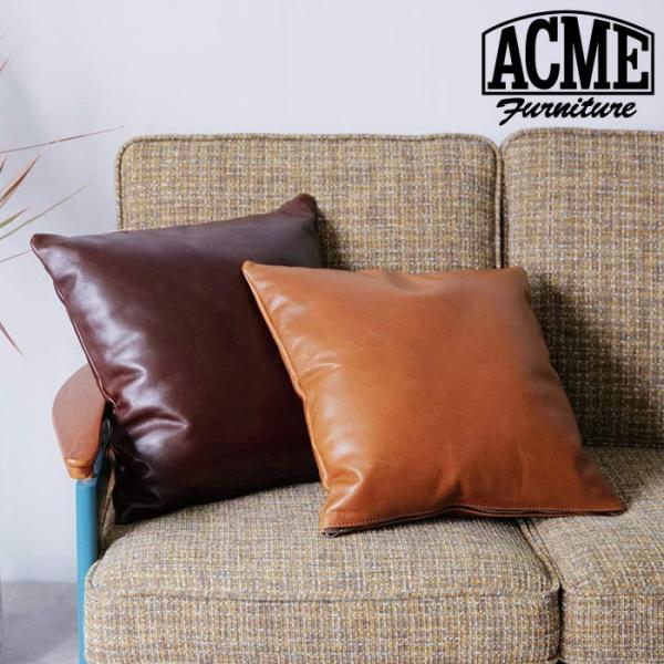 クッション レザー 革 おしゃれ 正方形 ACME Furniture アクメファニチャー レザーク...
