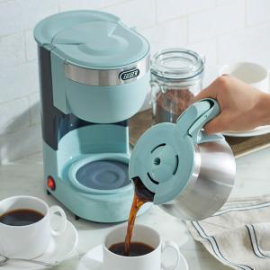 HOME SWAN コーヒーメーカー 2カップ ステンレスマグ シルバー 180×165