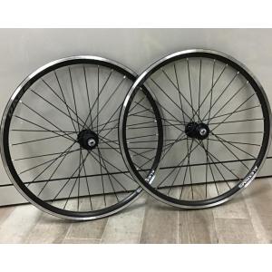 20インチ451サイズ  アレックスDA22　ブラックリムブラックスポーク　105