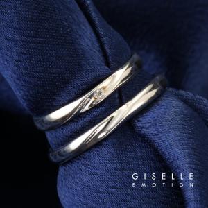 結婚指輪 10大特典あり マリッジリング18金ホワイトゴールド（2211-4243）｜giselle emotion
