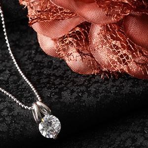 ネックレス キュービックジルコニア 1.5ct大粒ネックレス CZ