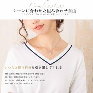 スワロフスキージルコニア 1.25カラットネッ...の詳細画像2