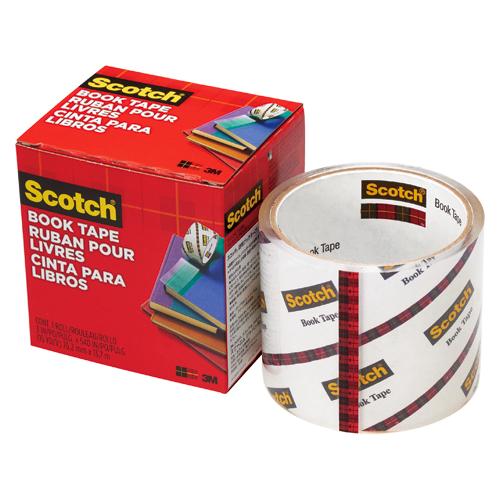 ブックテープ 製本テープ スコッチ scotch 透明ブックテープ 76.2mm 書籍補修補強用テー...