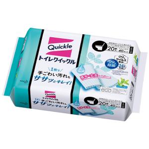 4901301233424 トイレクイックル詰替ジャンボパック20枚 生活用品・家電 トイレ用品・消臭剤 トイレ用洗剤 花王 トイレクイックル ツメ｜gita