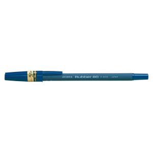 4901681209422 ラバー80ボールペン　青 筆記具 ボールペン・複合筆記具 油性ボールペン ゼブラ R-8000-BL アオ｜gita