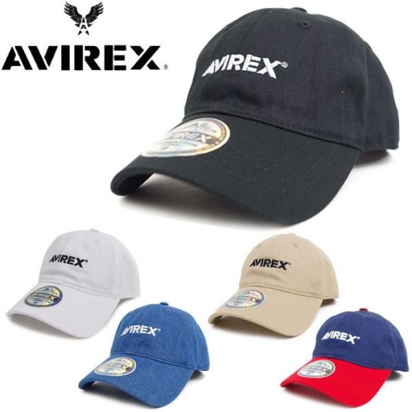 アビレックス キャップ 帽子 LOGO LOW CAP 全5色 メンズ 14916700 AVIRE...