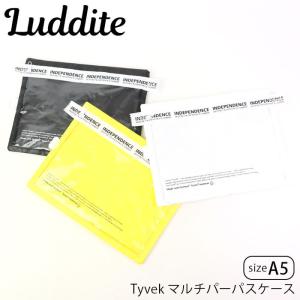 マルチケース 透明 A5 マルチ パーパスケース タイベック LUDDITE ラダイト 耐水 耐塵 LDTV-MPA5 クリアケース 通帳ケース ポ