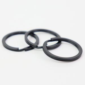2重リング 平 ブラック 25mm 真鍮 フラ...の詳細画像2
