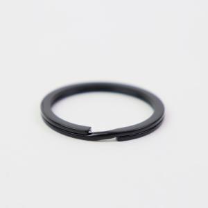 2重リング 平 ブラック 25mm 真鍮 フラ...の詳細画像3