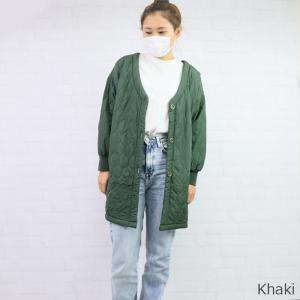 エプロン おしゃれ 暖かい キルティング 長袖...の詳細画像5