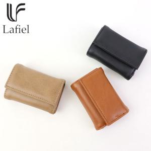 財布 レディース 三つ折り ミニ財布 Lafiel 003174900 レザー 合皮 ウォレット 小銭入れ 札入れ カード入れ 女性 女の子 プレゼの商品画像