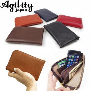 長財布 レディース スマートウォレット スマホケース スマホも入るオールインワンミニ財布 アジリティ アファ Agility affa 0960