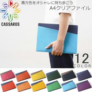 クリアファイル a4 クリアファイルケース キャリングホルダー 書類ケース CASSAROS キャサロス 日本製 メンズ レディス ギフト