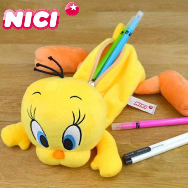 nici ペンケース ペンポーチ ニキ ルーニー テューンズ トゥイーティー フィギュアペンポーチ ...