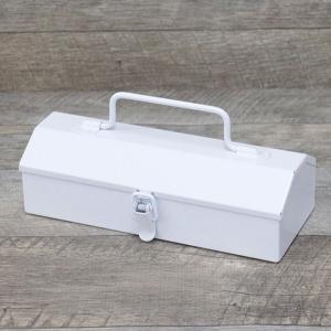 ツールボックス 工具箱 ホワイト おしゃれ スチール ミニ ストレージボックス Ssbm Wh 工具入れ 小物入れ 文房具 雑貨 収納 ペ Th Seek 通販 Yahoo ショッピング