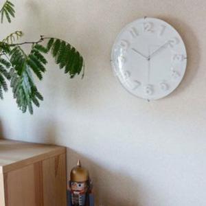 掛け時計 北欧 壁掛け 時計 アナログ BLUEANT 3Dクロック ホワイト かけ時計 掛時計 壁掛け時計 インテリア とけい ウォールクロック｜gita
