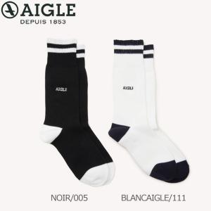 メール便 エーグル AIGLE 靴下 メンズ ハイソックス ロング ソックス ZRA024J おしゃ...