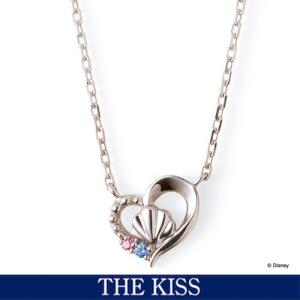 ディズニー プリンセス アリエル ネックレス Disney THE KISS ザキッス ザキス シルバー ネックレス グッズ レディース 誕生日 記念日｜giv-store