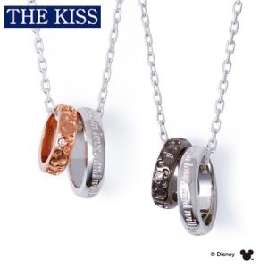 ディズニー ミッキー＆ミニー ペアネックレス メンズ レディース ミッキーマウス ペアアクセサリー THE KISS ザキス ザキッス カップル プレゼント