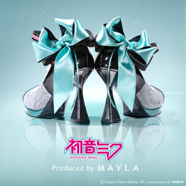 MAYLA マイラ 初音ミク 靴 アイコニック シューズオブジェ パンプス 正規品 新品 公式 人気...