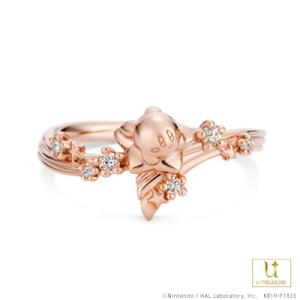 星のカービィ グッズ リング 指輪 トゥインクルスター リング シルバー（ピンクゴールドコーティング...