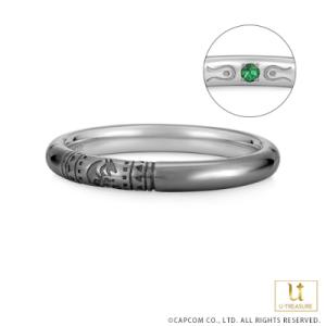 モンスターハンター リング ハンターの指輪 リオレイア プラチナ950(ブラックコーティング) 結婚指輪 マリッジリング 記念日 誕生日 プレゼント｜giv-store