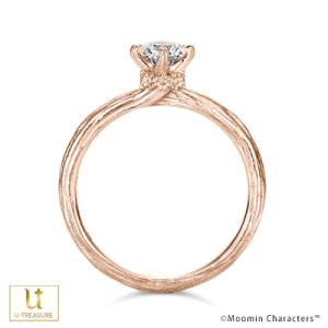 ムーミン 指輪 リング MOOMIN luonto(ルオント) レディース K18ピンクゴールド 婚約指輪 ダイヤモンド 女性 大人 結婚 記念日 プレゼント
