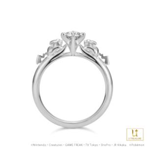 ポケモン ピカチュウ ソリティア リング プラチナ 指輪 婚約指輪 エンゲージリング ブライダルリング プロポーズ 結婚 記念日 プレゼント