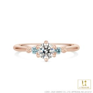 シナモロール 指輪 リング Cinnamoroll リング レディース 女性 K18ピンクゴールド ...