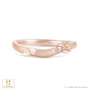 けろけろけろっぴ 指輪 リング レディース 女性 K18ピンクゴールド けろけろけろっぴ 結婚指輪 ...