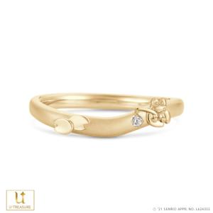 けろけろけろっぴ 指輪 リング レディース 女性 K18イエローゴールド けろけろけろっぴ 結婚指輪...