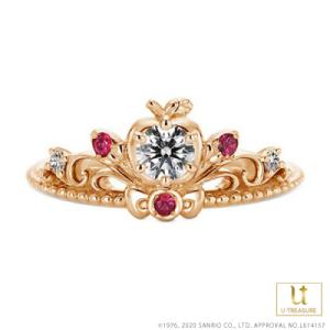 ハローキティ 指輪 リング Hello Kitty K18ピンクゴールド 婚約指輪 リング ジュエリー レディース 女性 サンリオ プレゼント ユートレジャー