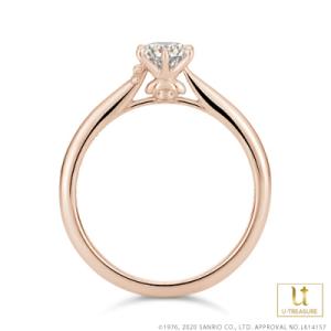 マイメロディ 指輪 リング My Melody リング レディース 女性 K18ピンクゴールド 婚約...