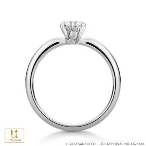 ポチャッコ 指輪 リング POCHACCO リング プラチナ ダイヤモンド レディース 女性 婚約指輪 エンゲージリング ブライダルリング プレゼント