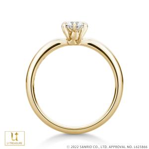 ポチャッコ 指輪 リング POCHACCO リング K18イエローゴールド ダイヤモンド レディース 女性 婚約指輪 エンゲージリング ブライダルリング プレゼント
