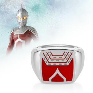 ウルトラマン グッズ リング 指輪 数量限定品 インプレッションリング ウルトラセブン シルバー 男女兼用 ユニセックス 男性 女性 アクセサリー プレゼント｜giv-store