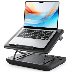 SAIJI 膝上テーブルクッションテーブル コンフォーツ 超軽量 持ち運び便利ノートパソコン用ラップデスク 15.6インチまで対応 3段階の｜give-joy-store